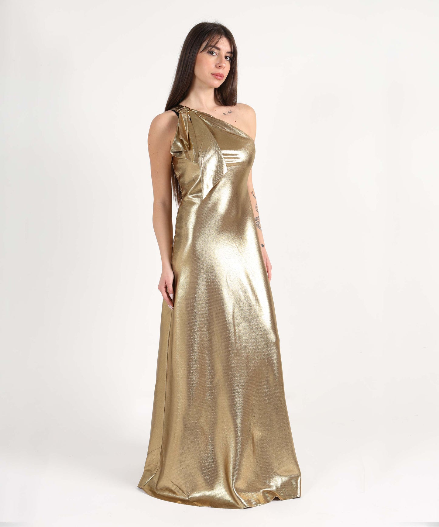 LAUREN RALPH LAUREN Abito monospalla maxi Elzira