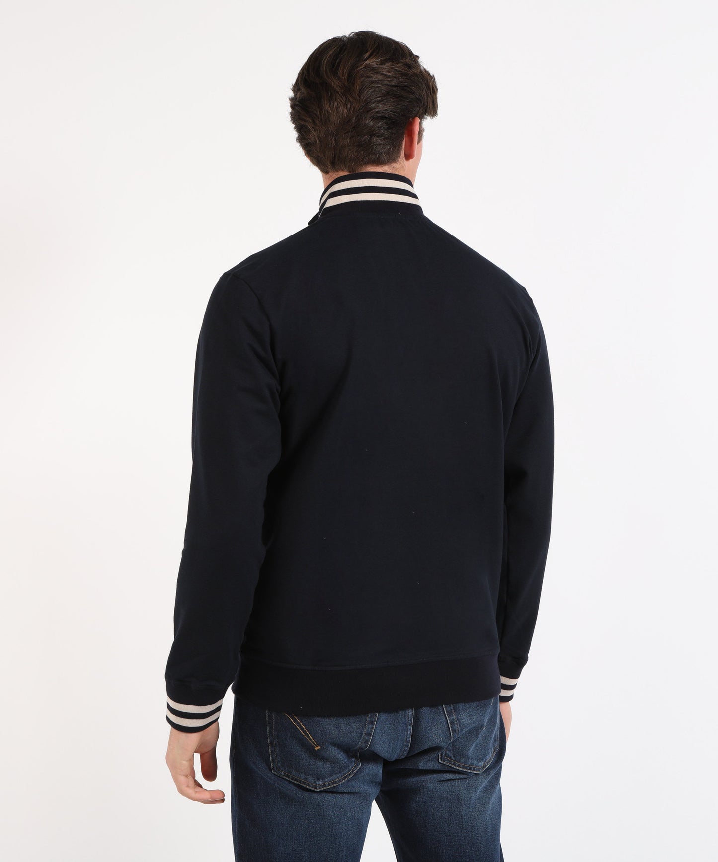 PAUL&SHARK Felpa zip cotone lyocell