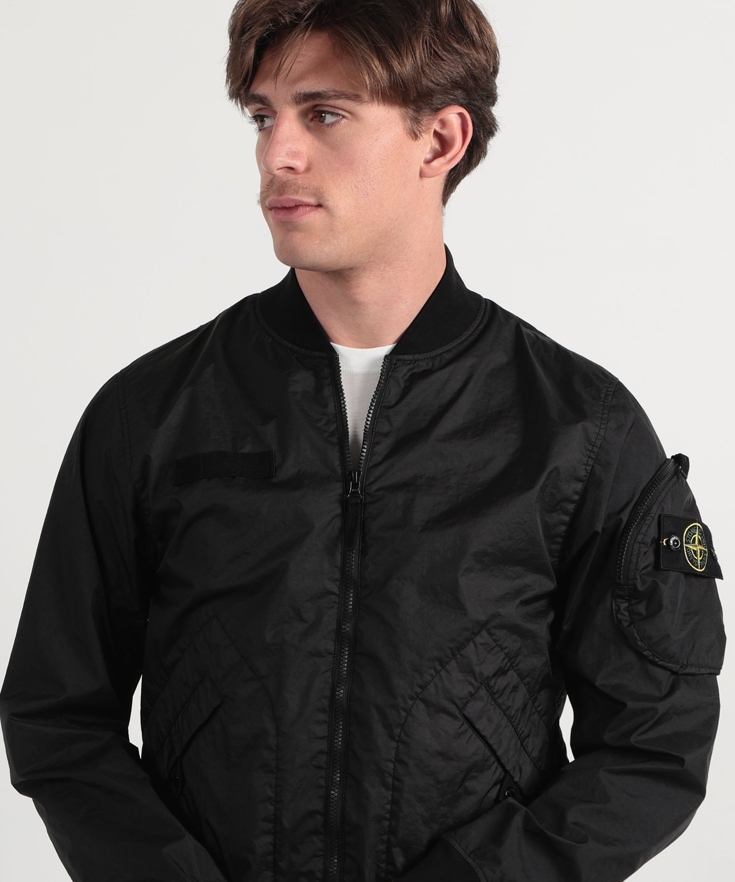 STONE ISLAND Bomber con zip