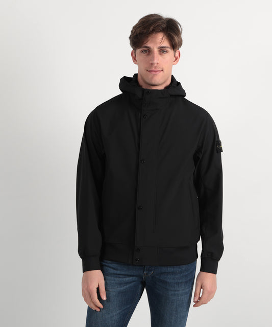 STONE ISLAND Giacca con cappuccio resistente al vento e all'acqua