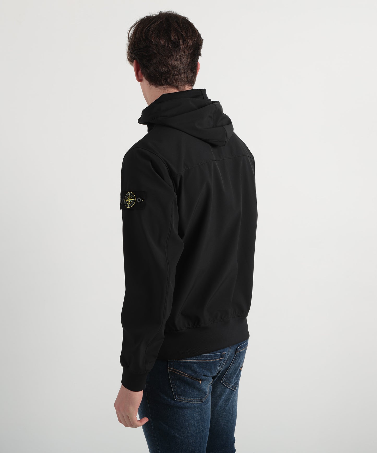 STONE ISLAND Giacca con cappuccio resistente al vento e all'acqua