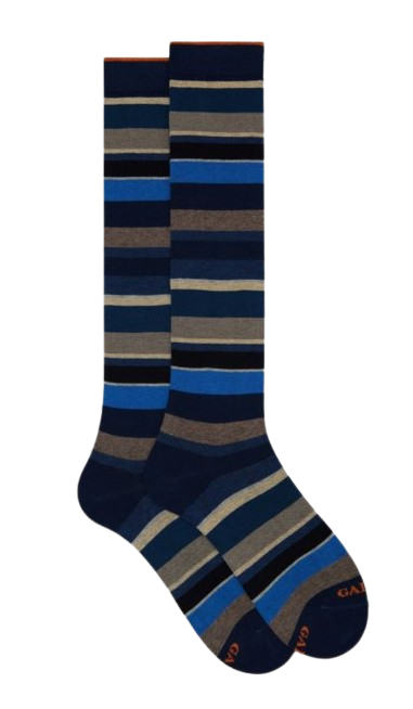 GALLO calze righe multicolor