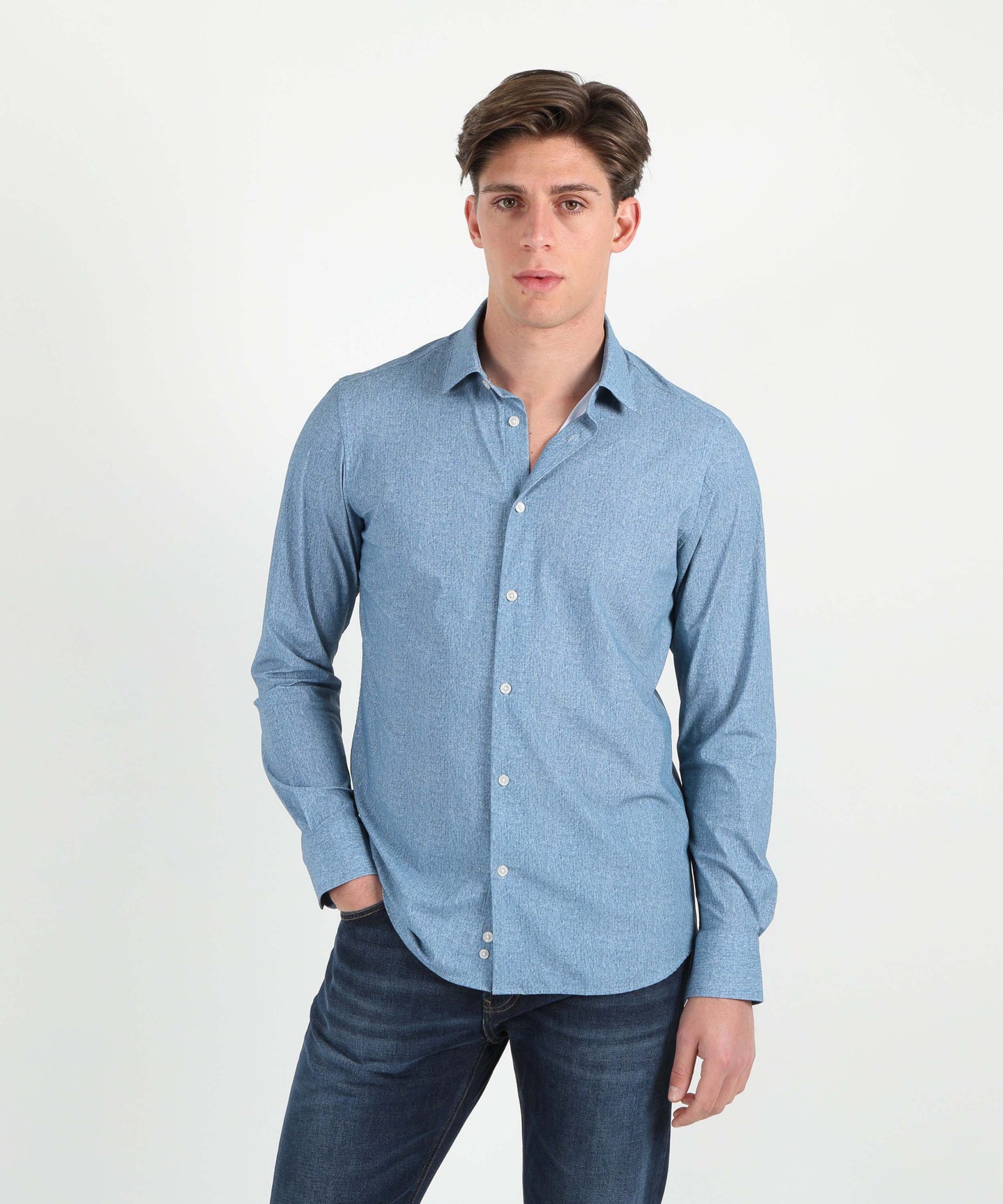 ARCHIVIUM camicia collo semi francese tailor