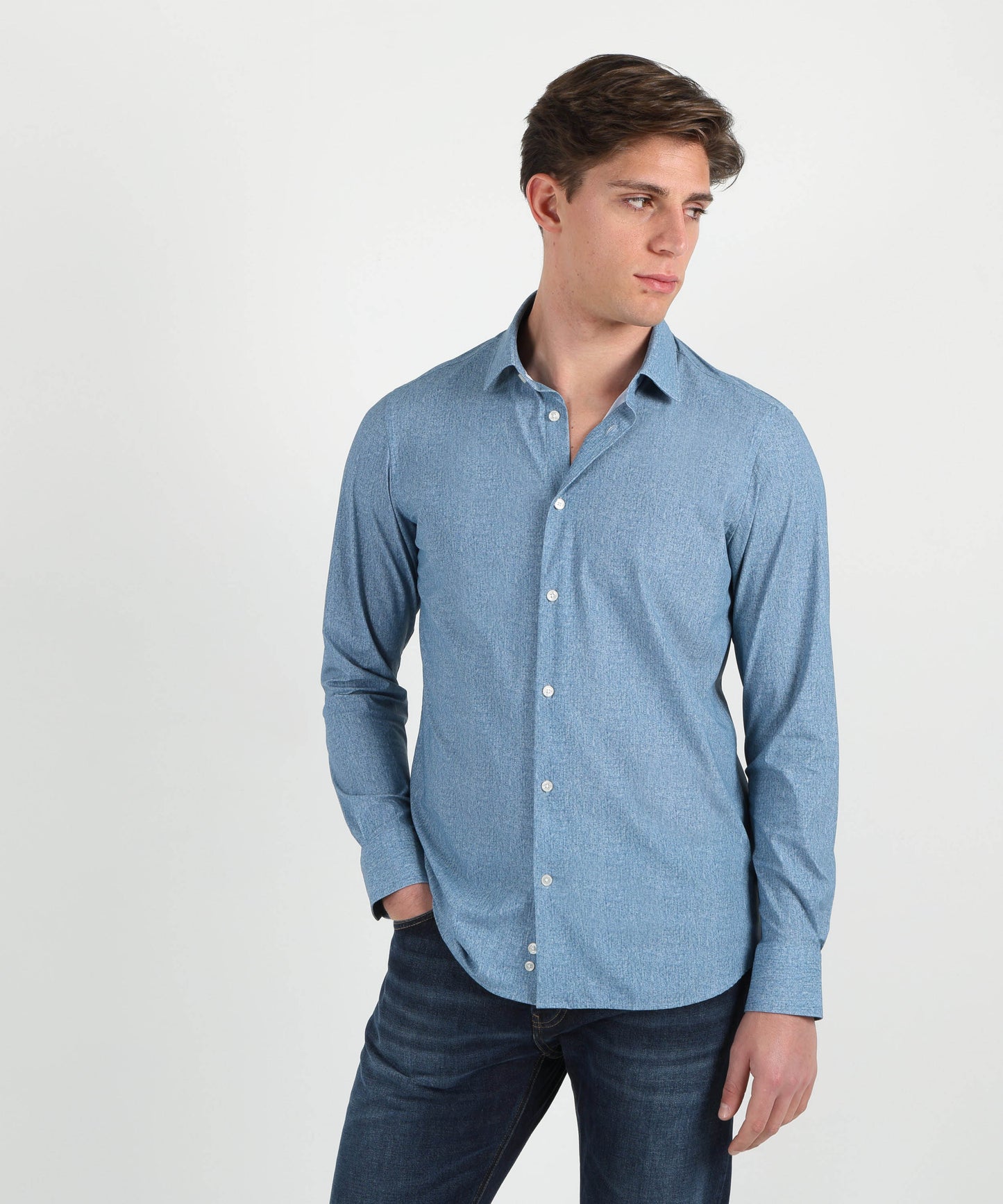 ARCHIVIUM camicia collo semi francese tailor