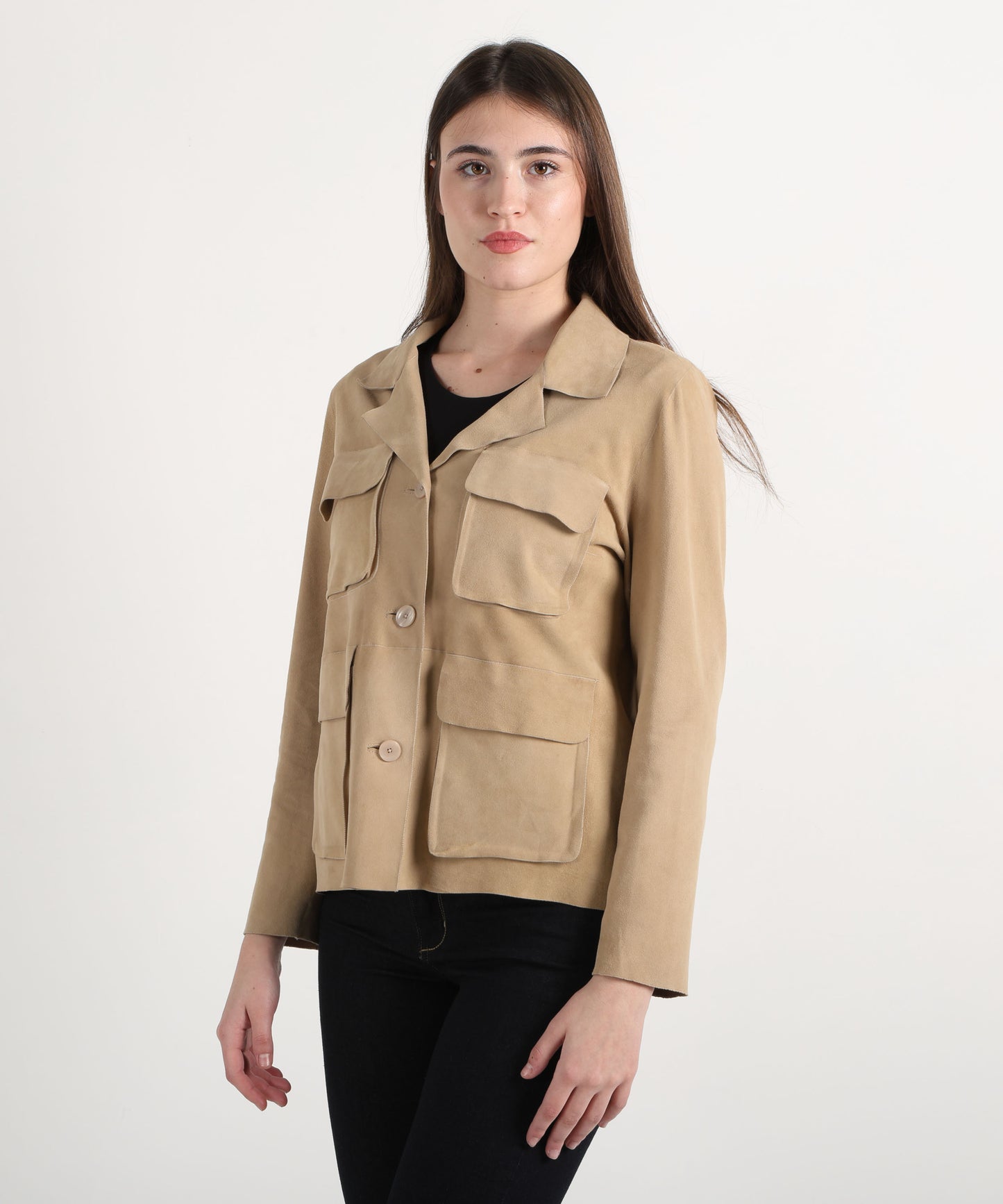 THE JACKIE LEATHERS Giacca in camoscio