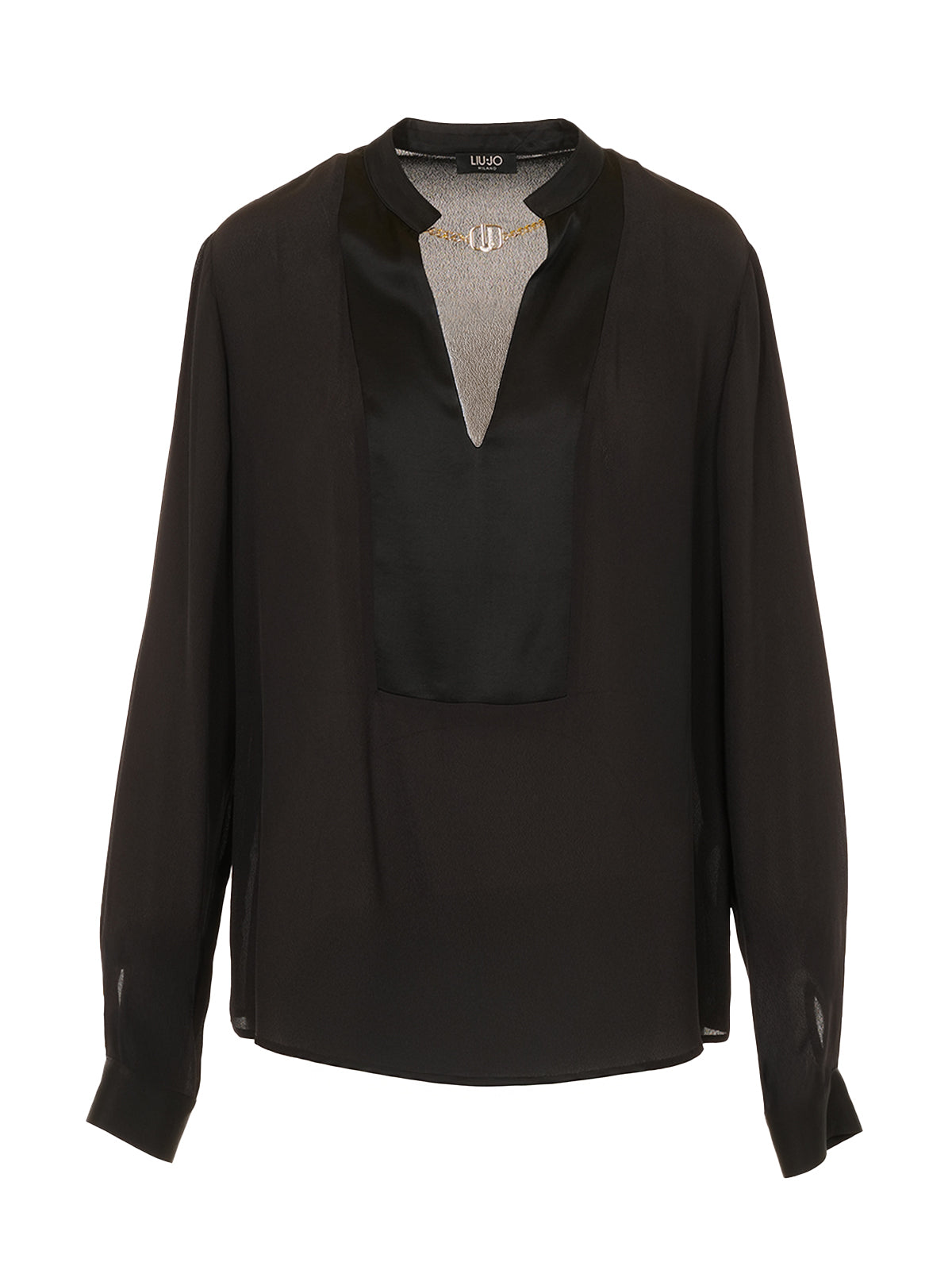 LIUJO blusa collo coreano