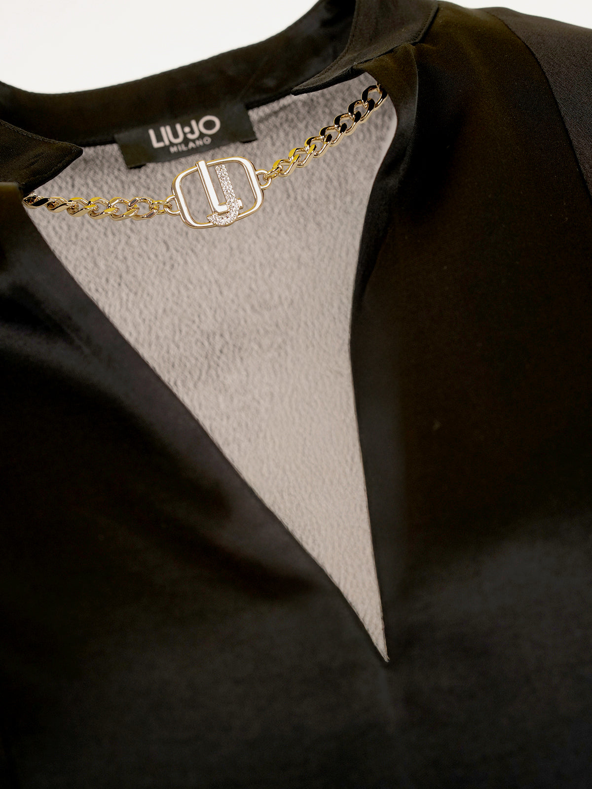 LIUJO blusa collo coreano