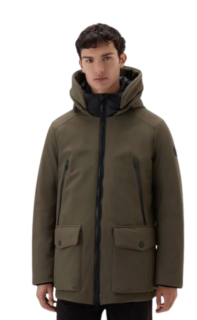 WOOLRICH soft shell parka