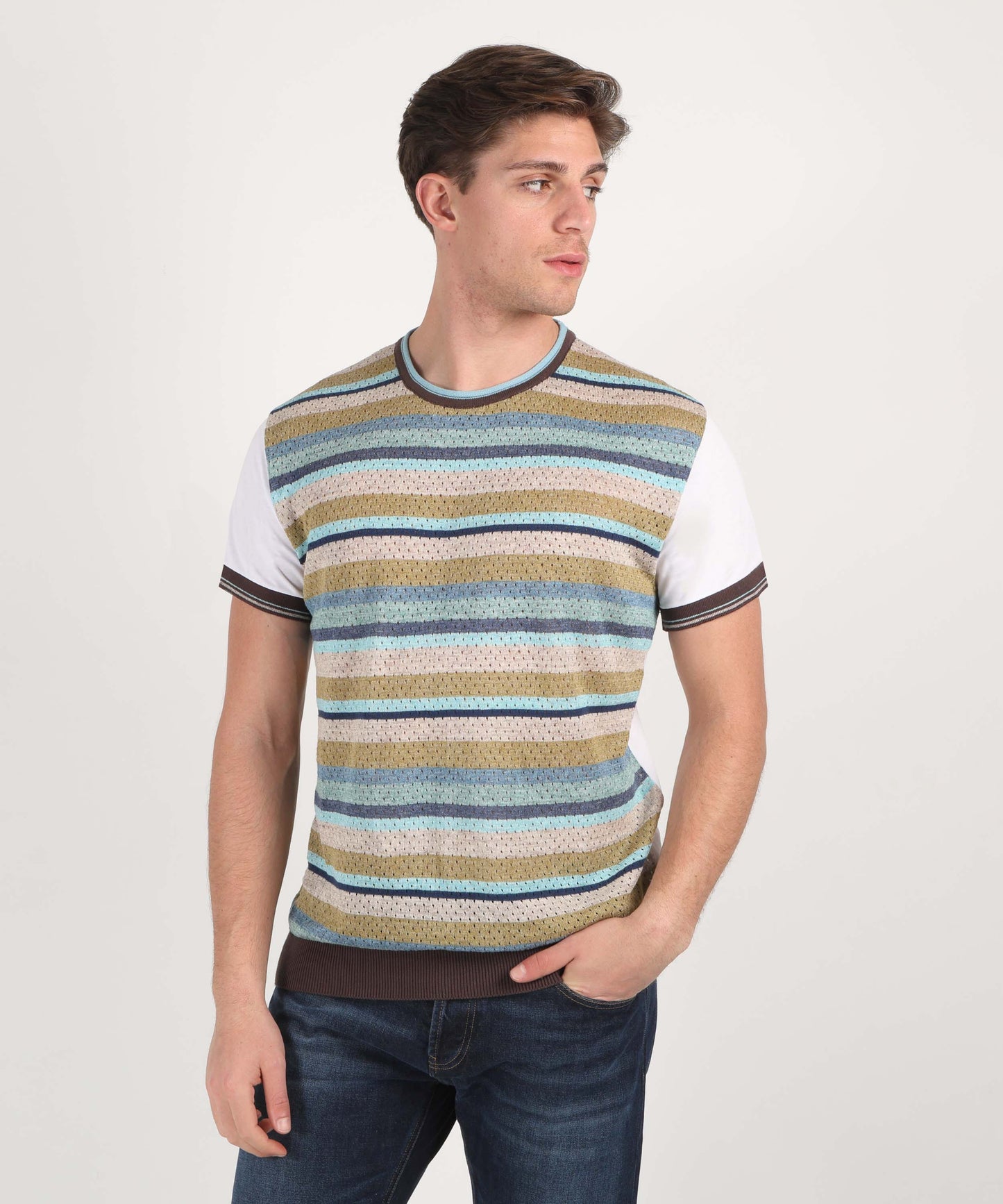 BOB T-shirt misto lino