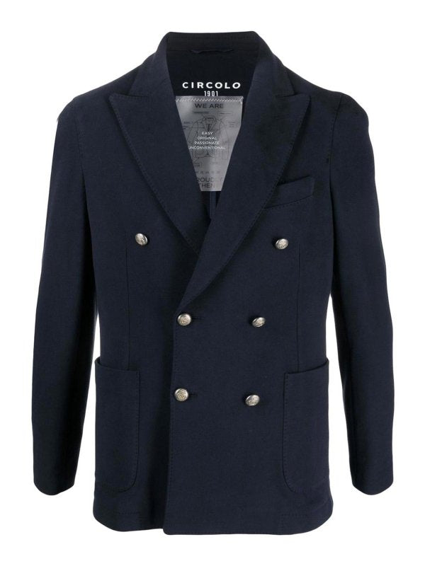 CIRCOLO 1901 Blazer doppiopetto in cotone