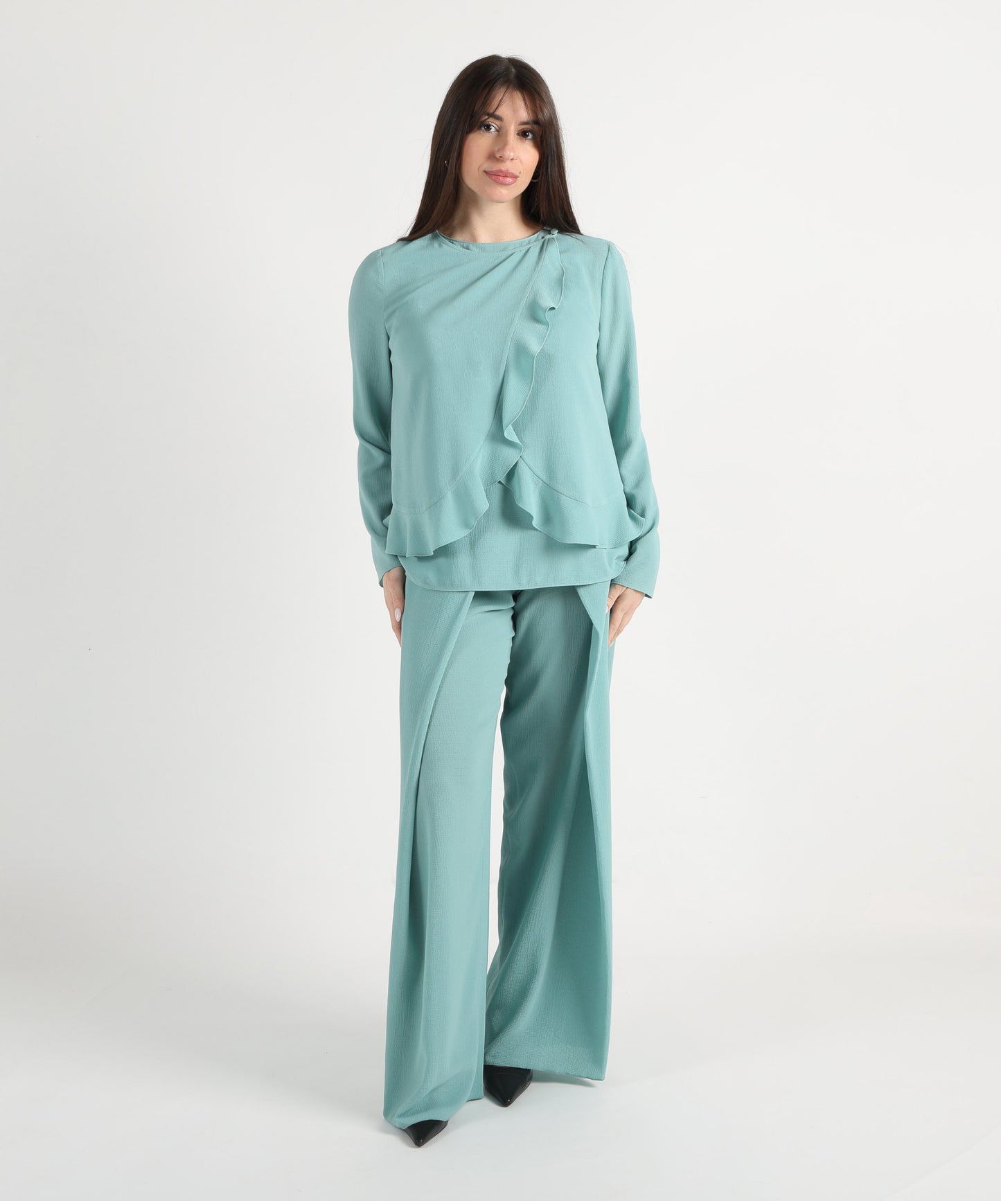 EMPORIO ARMANI giacca+top+pantalone