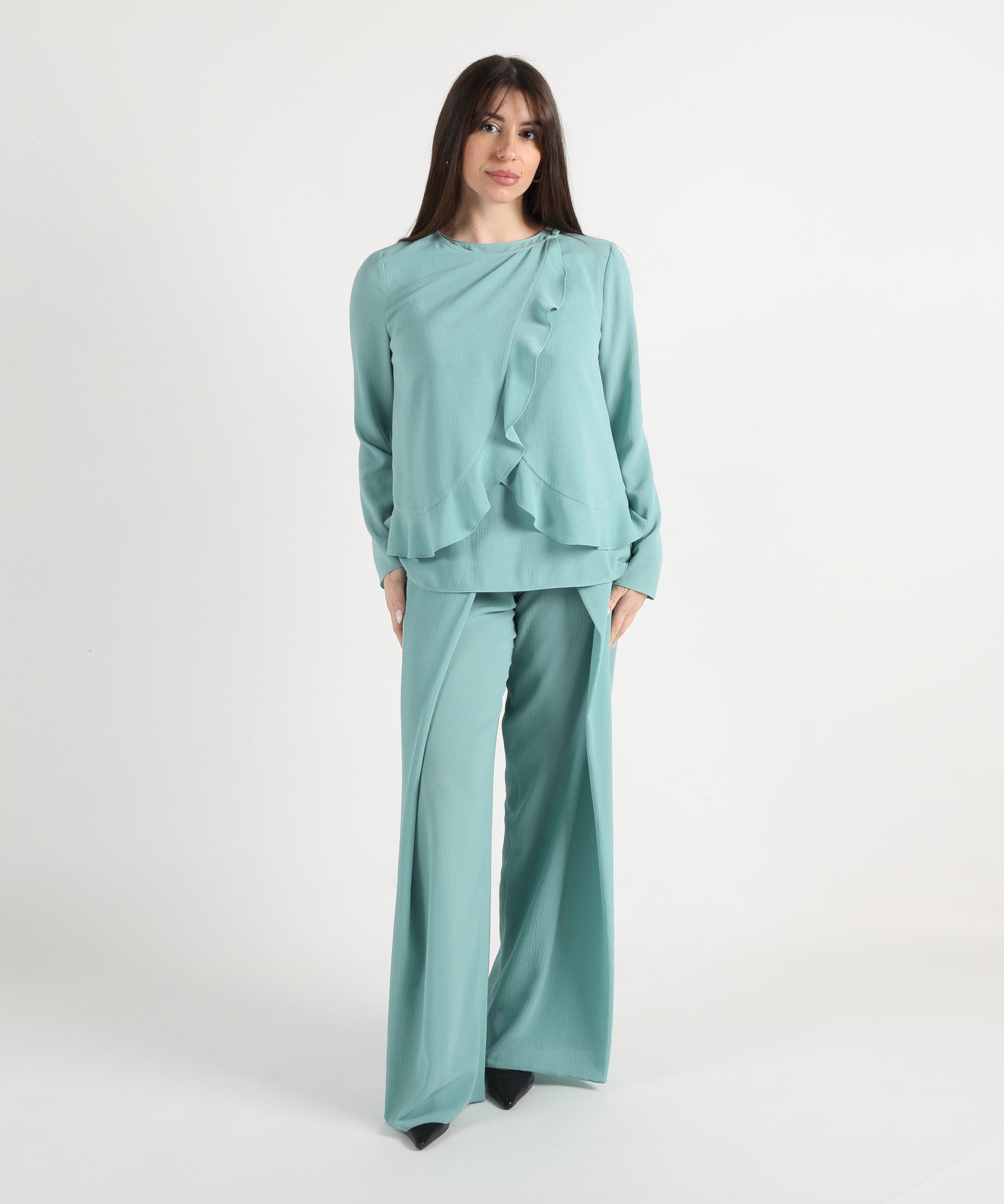 EMPORIO ARMANI giacca+top+pantalone