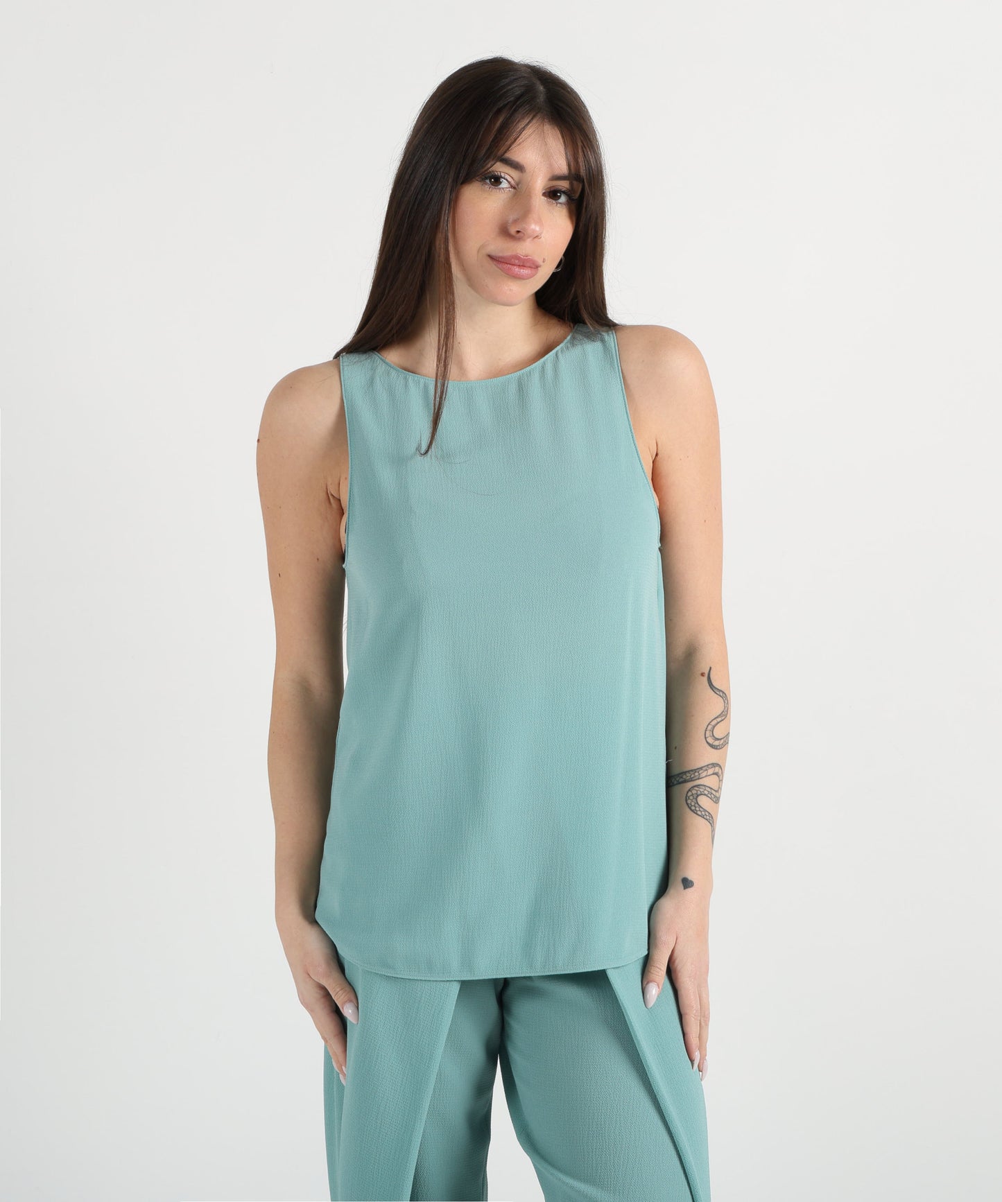 EMPORIO ARMANI giacca+top+pantalone