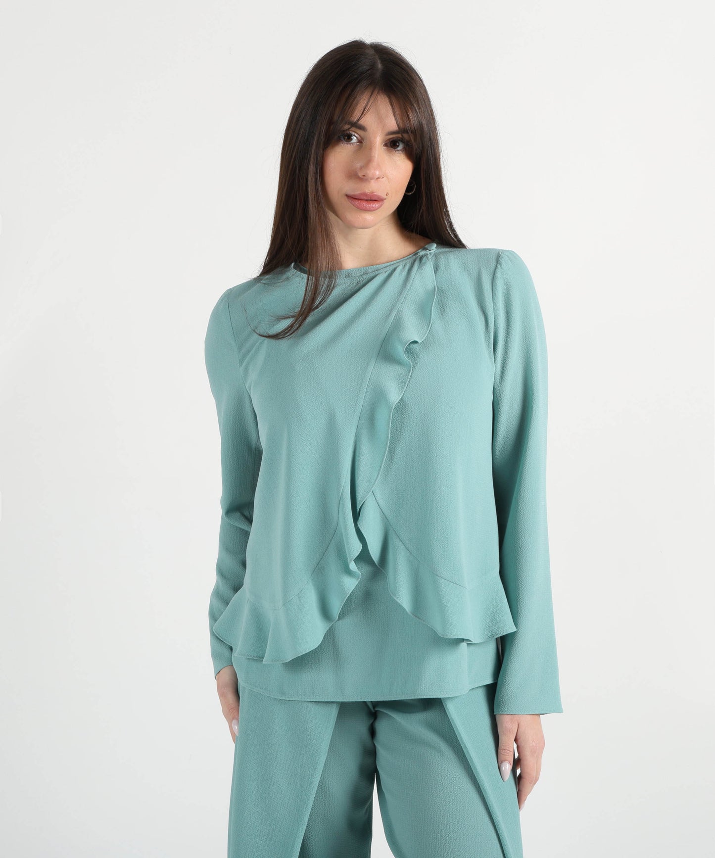 EMPORIO ARMANI giacca+top+pantalone