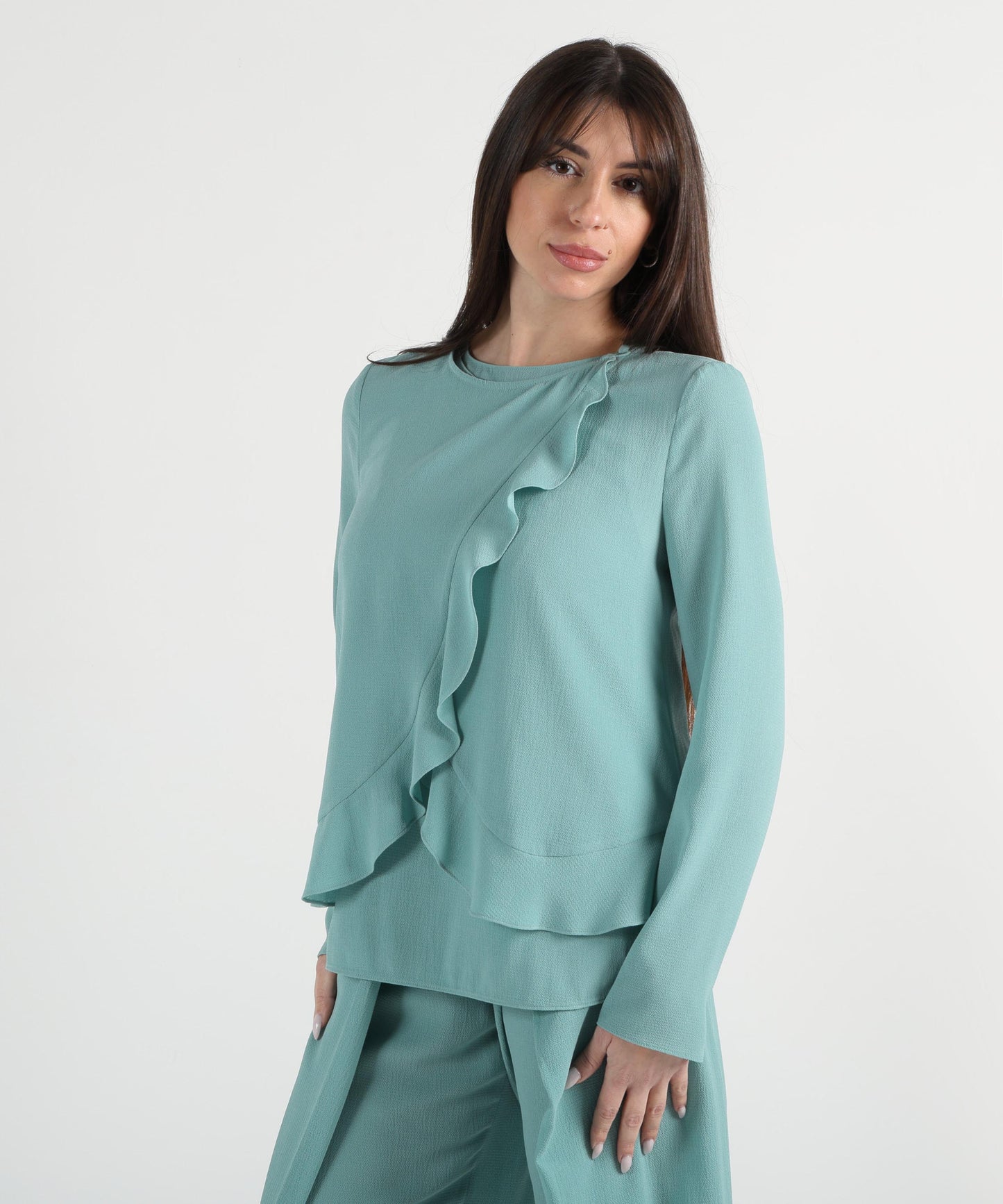 EMPORIO ARMANI giacca+top+pantalone