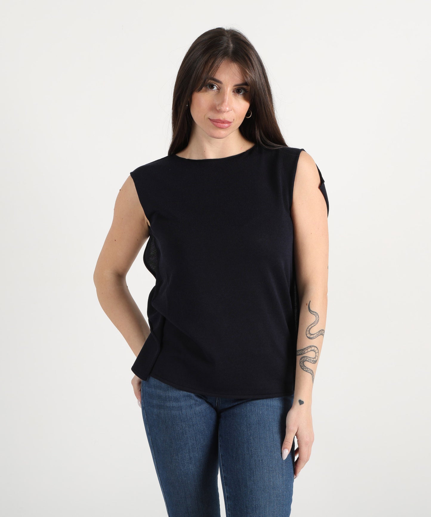 LIVIANA CONTI Maglia geometrica