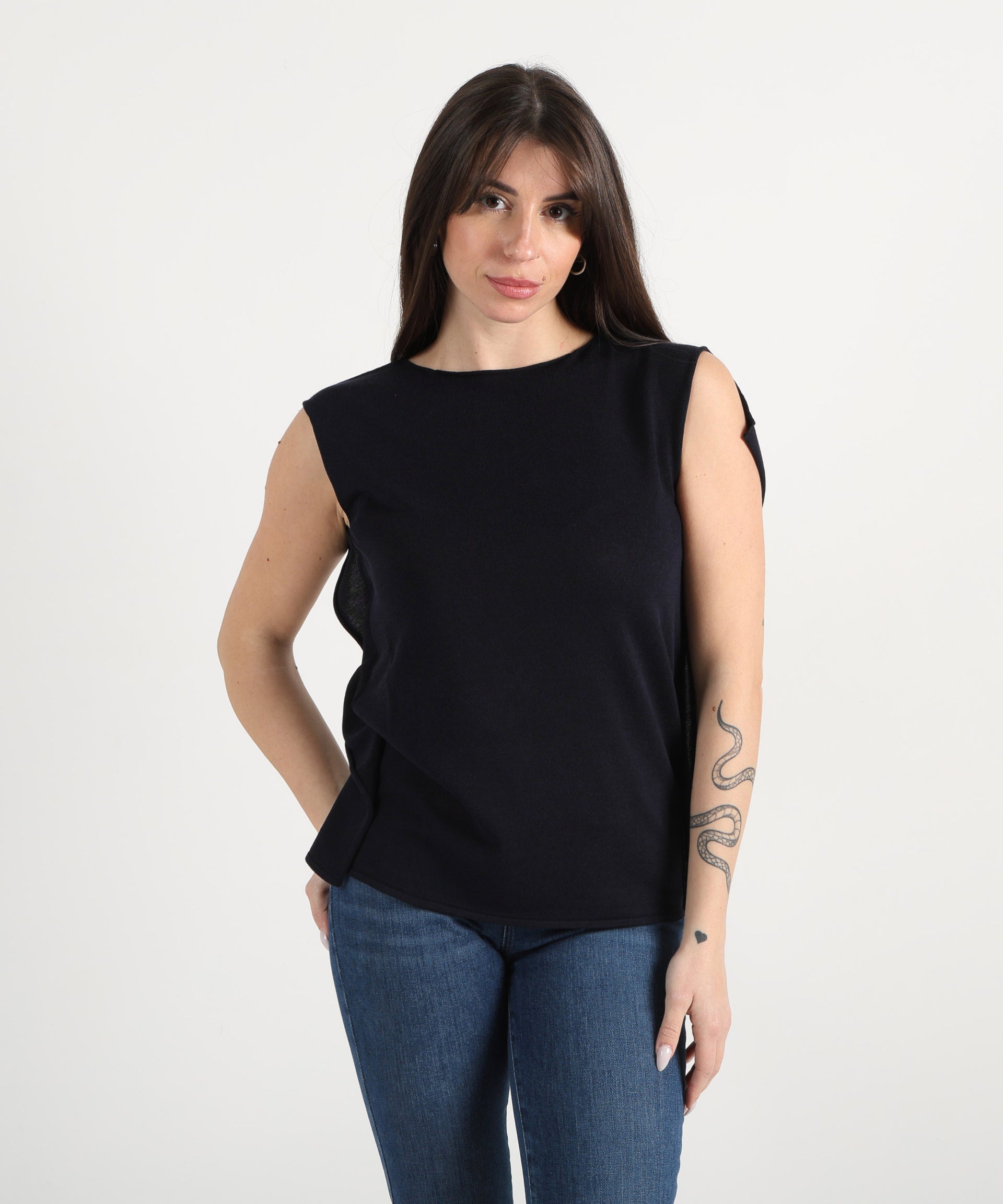 LIVIANA CONTI Maglia geometrica