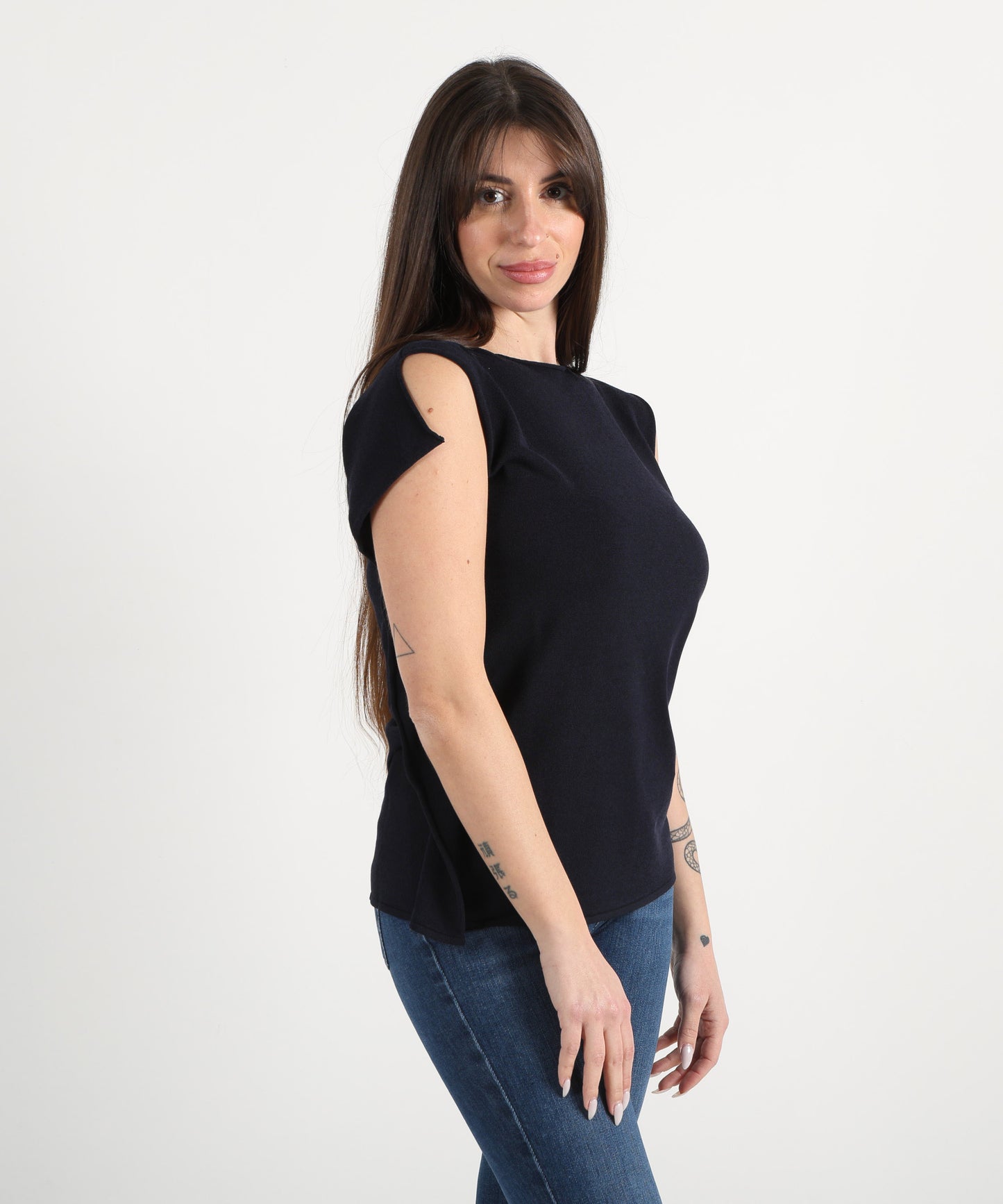 LIVIANA CONTI Maglia geometrica