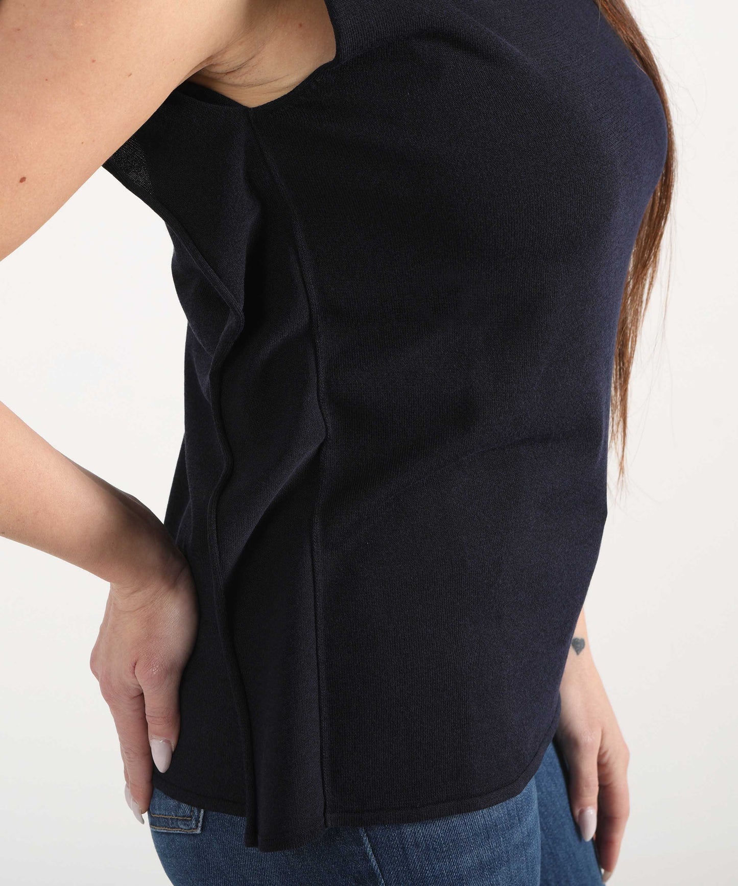 LIVIANA CONTI Maglia geometrica
