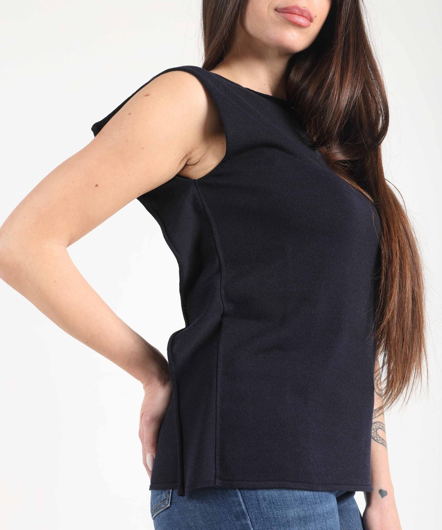 LIVIANA CONTI Maglia geometrica