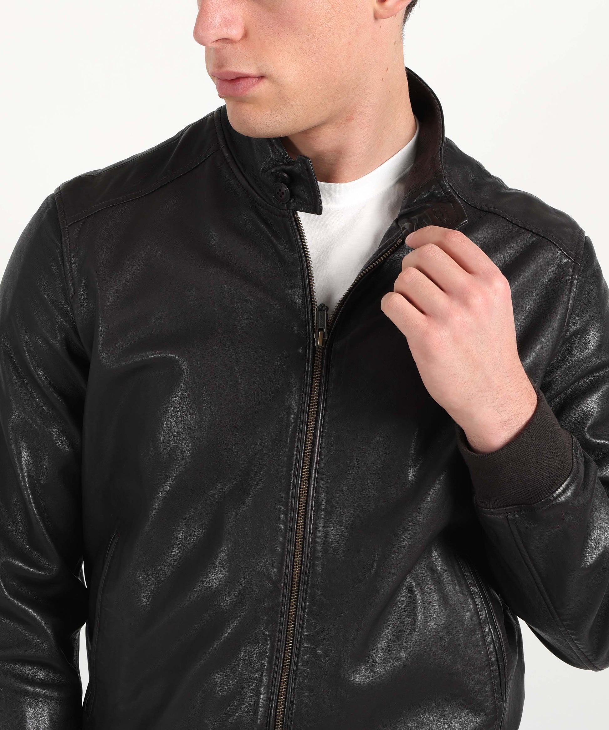 BOMBOOGIE Bomber in pelle Friz – Capuzzi Moda - Main Image