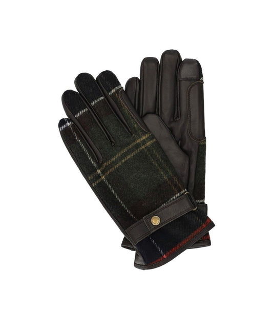 BARBOUR guanti tartan Aubrey