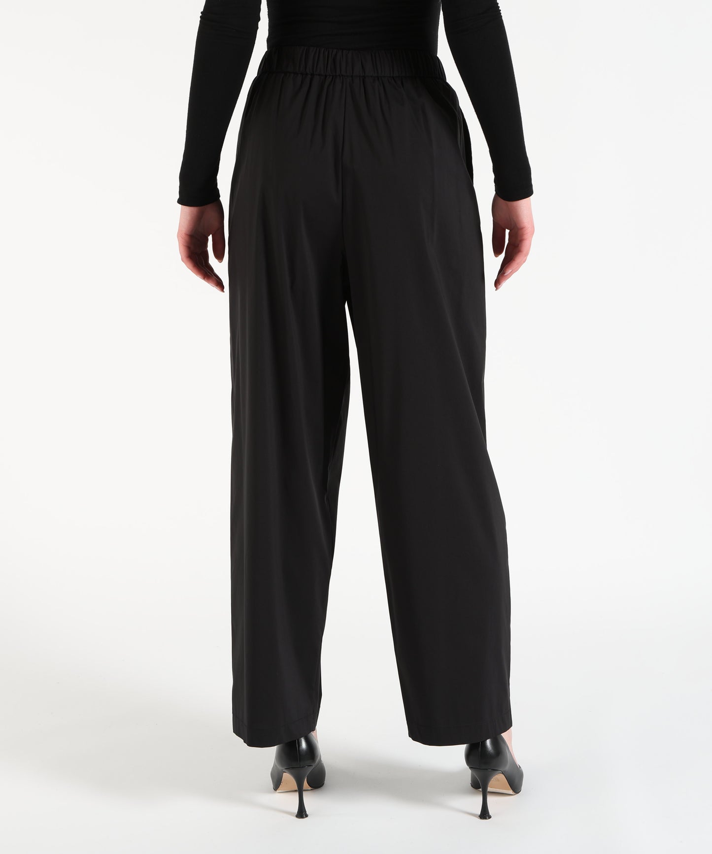 MEIMEI Pantalone arricciatura con molla