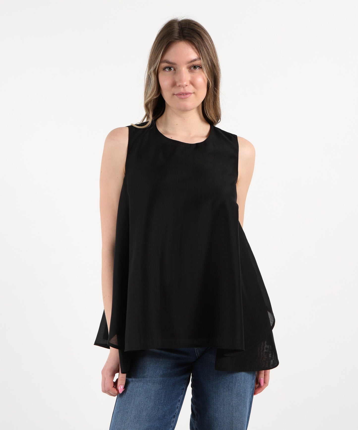 MEIMEI Blusa smanicata
