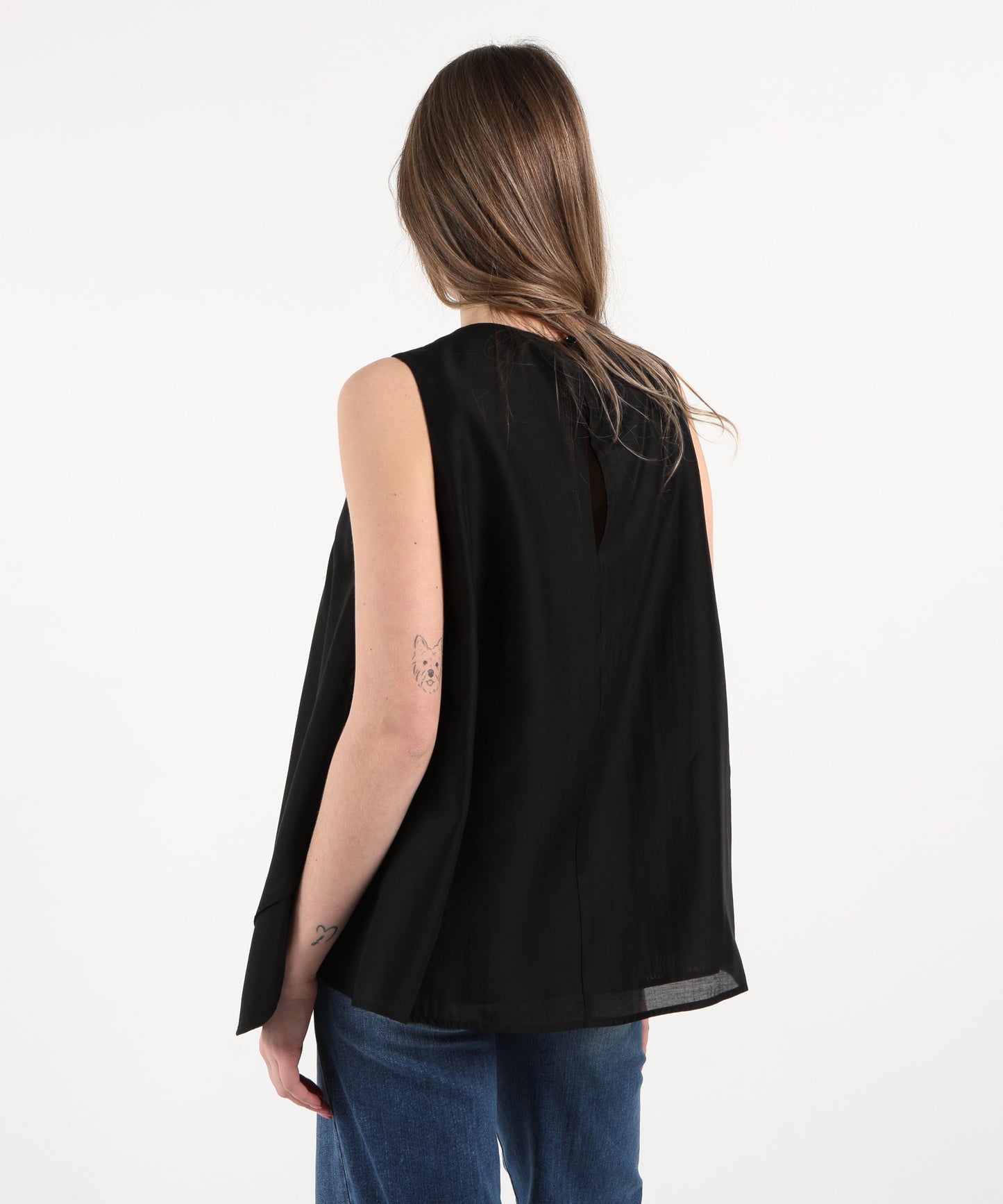 MEIMEI Blusa smanicata