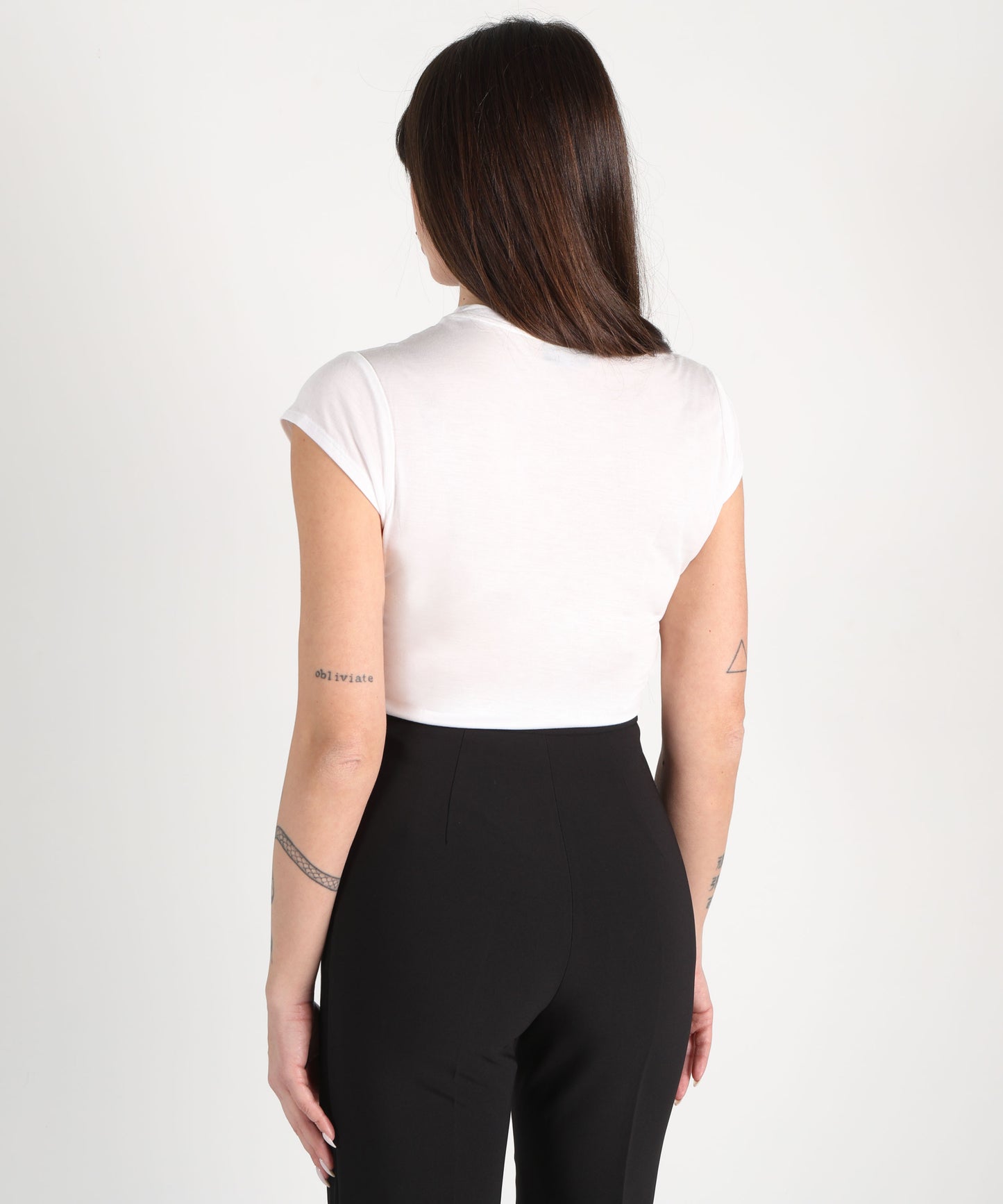 ELISABETTA FRANCHI T-shirt in jersey con ricamo