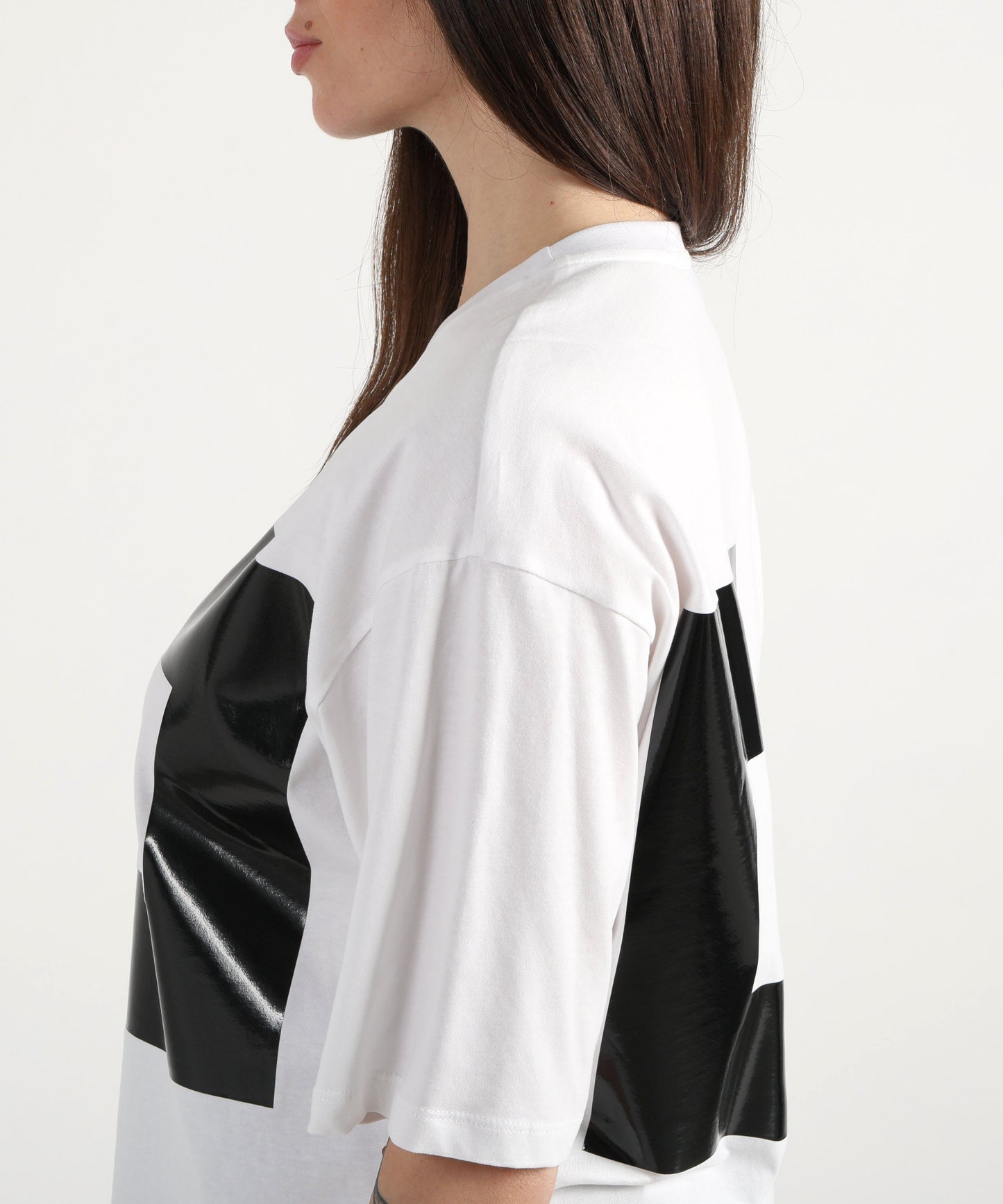 ELISABETTA FRANCHI T-shirt over stampata