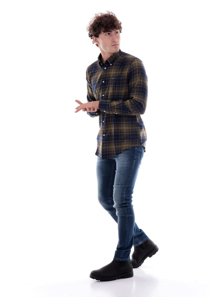 BARBOUR Camicia con stampa quadri