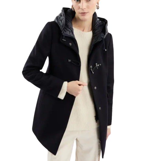 FAY toggle coat db front nylon