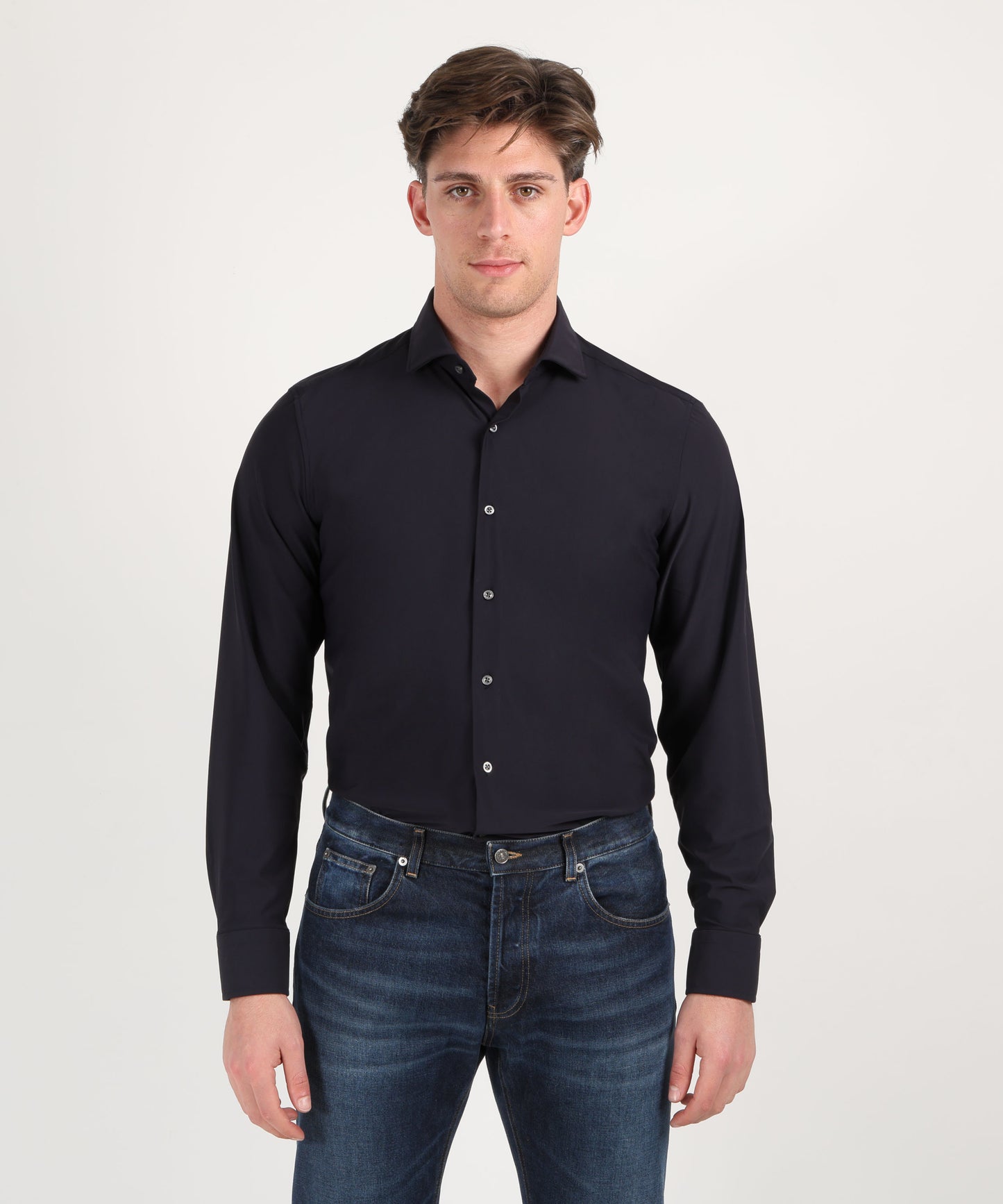 GHIRARDELLI Camicia classica elasticizzata