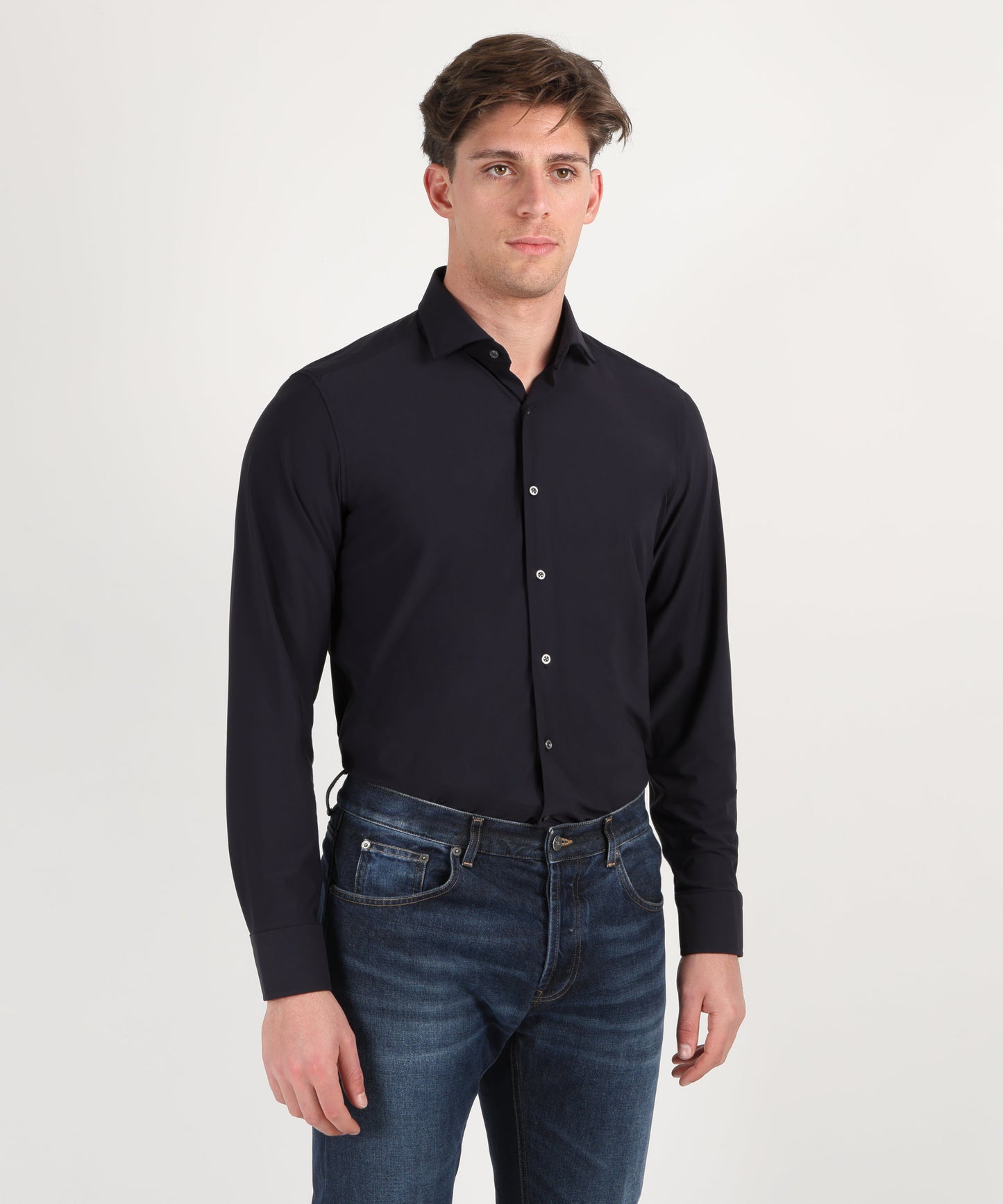 GHIRARDELLI Camicia classica elasticizzata