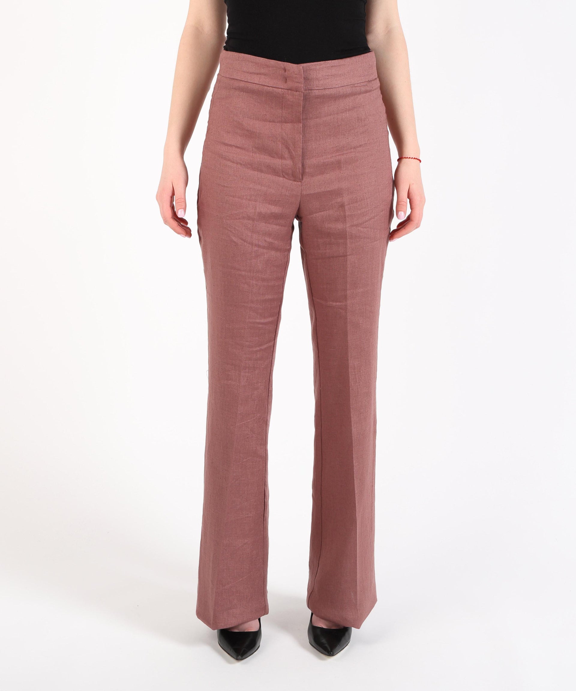SILENCE LIMITED linen flaire pantalone