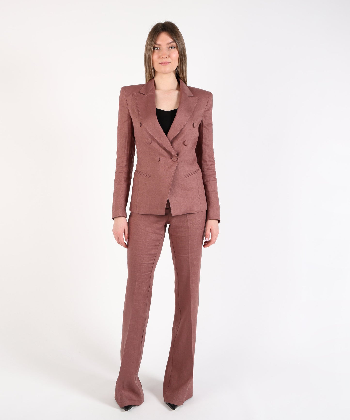 SILENCE LIMITED linen flaire pantalone