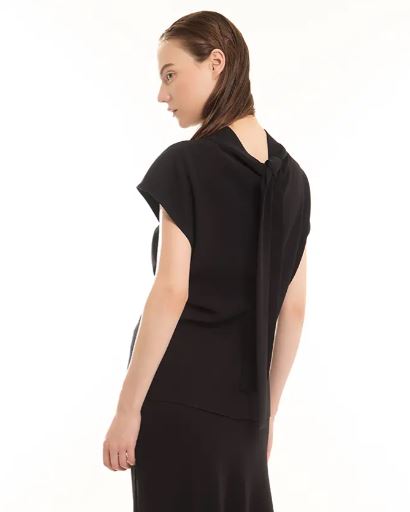 P.A.R.O.S.H. Blusa con fiocco