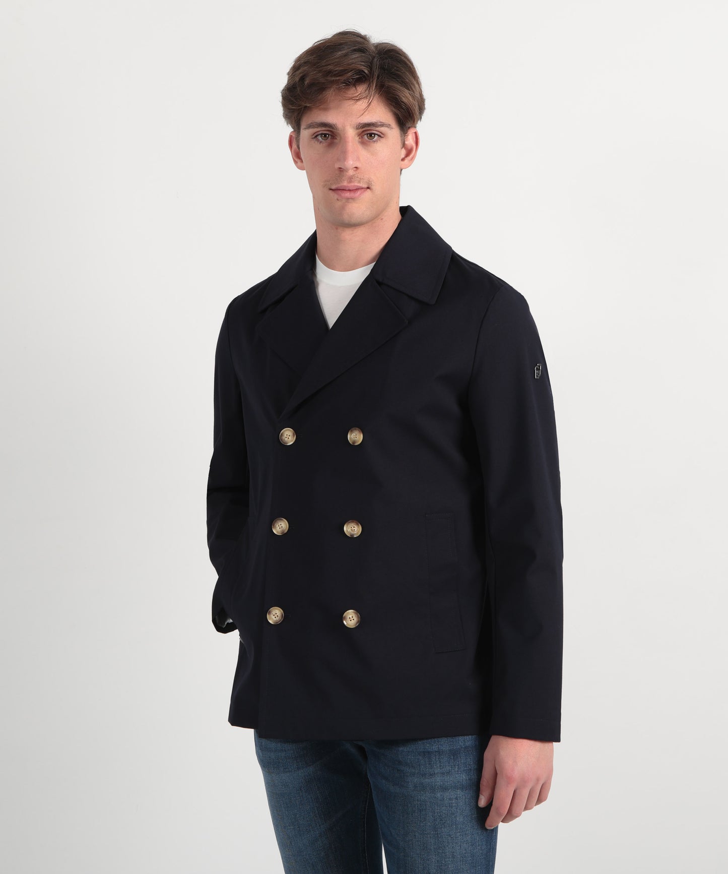 LIUJO Trench corto doppiopetto