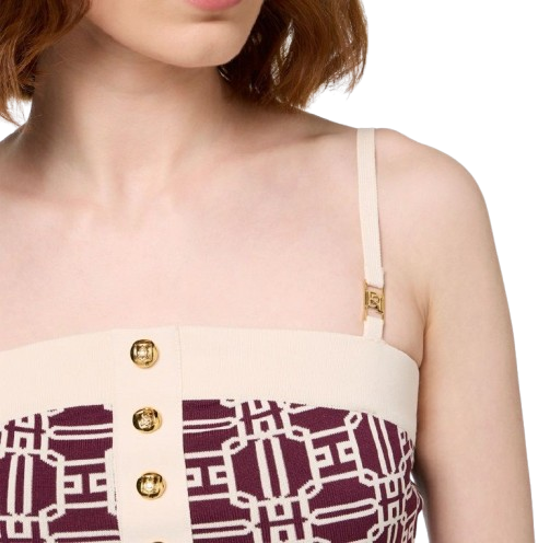 ELISABETTA FRANCHI top jaquard