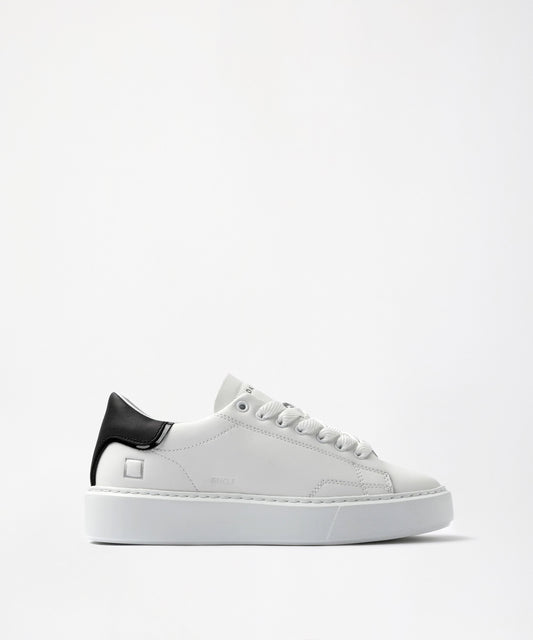 D.A.T.E. sfera calf white-black