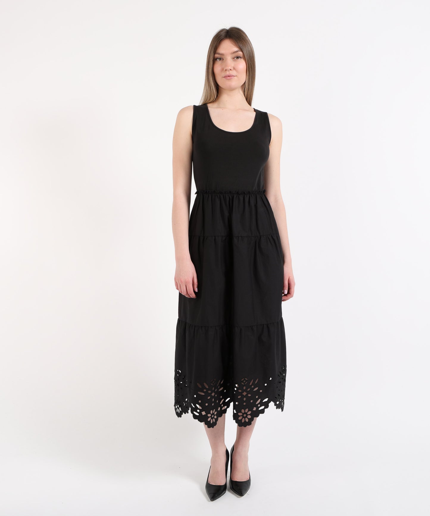 LIUJO WHITE abito midi