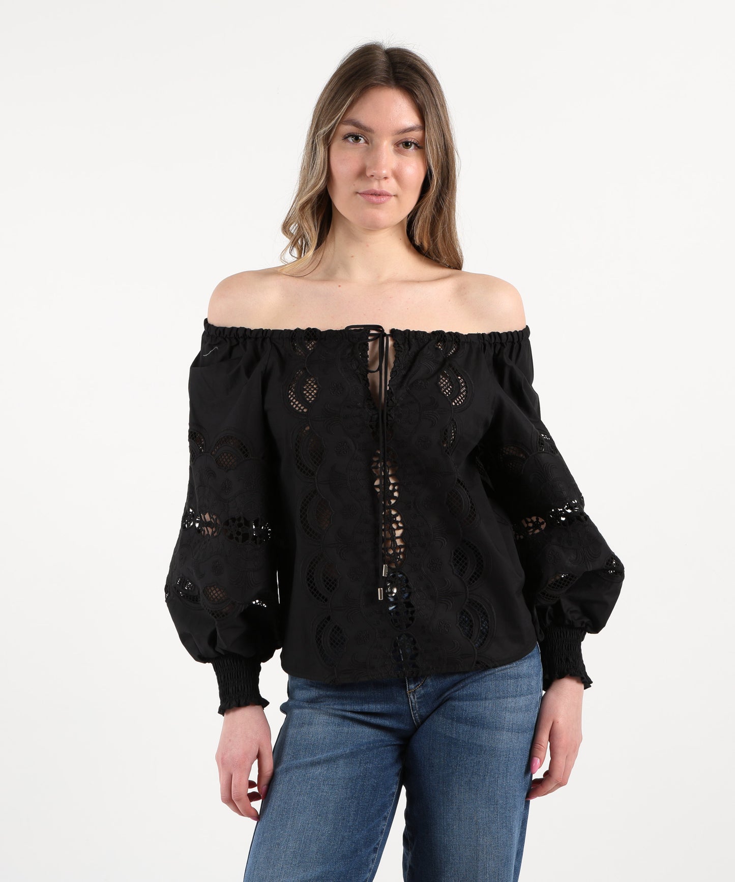 LIUJO WHITE blusa con ricami