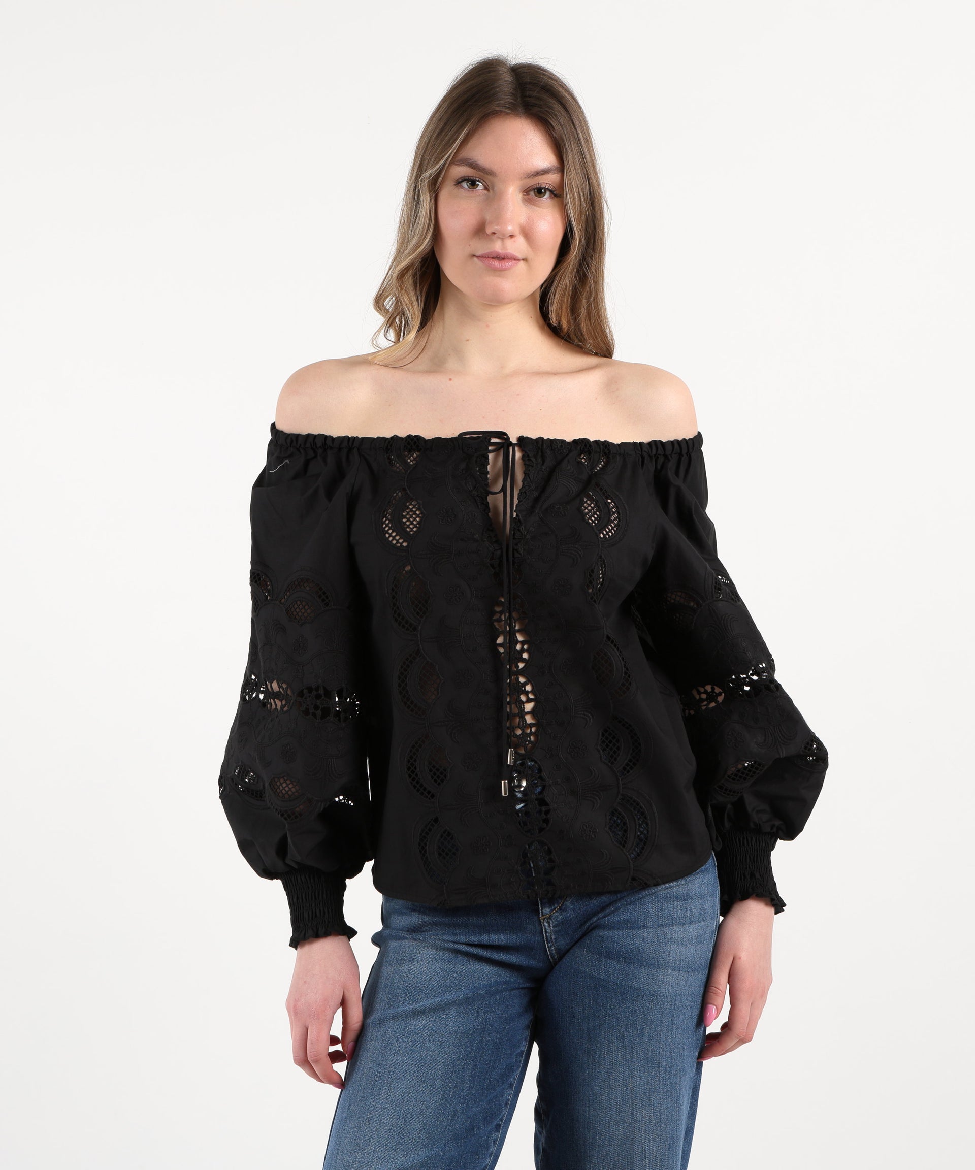 LIUJO WHITE blusa con ricami