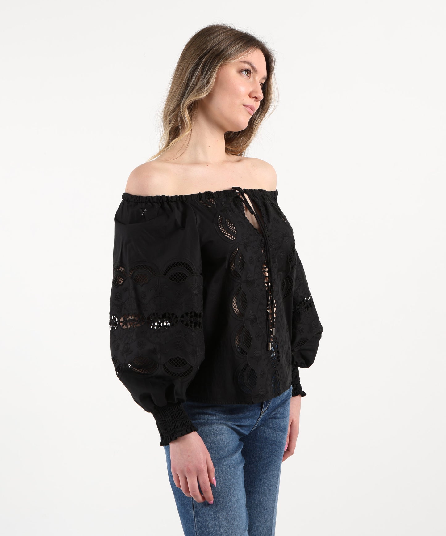 LIUJO WHITE blusa con ricami