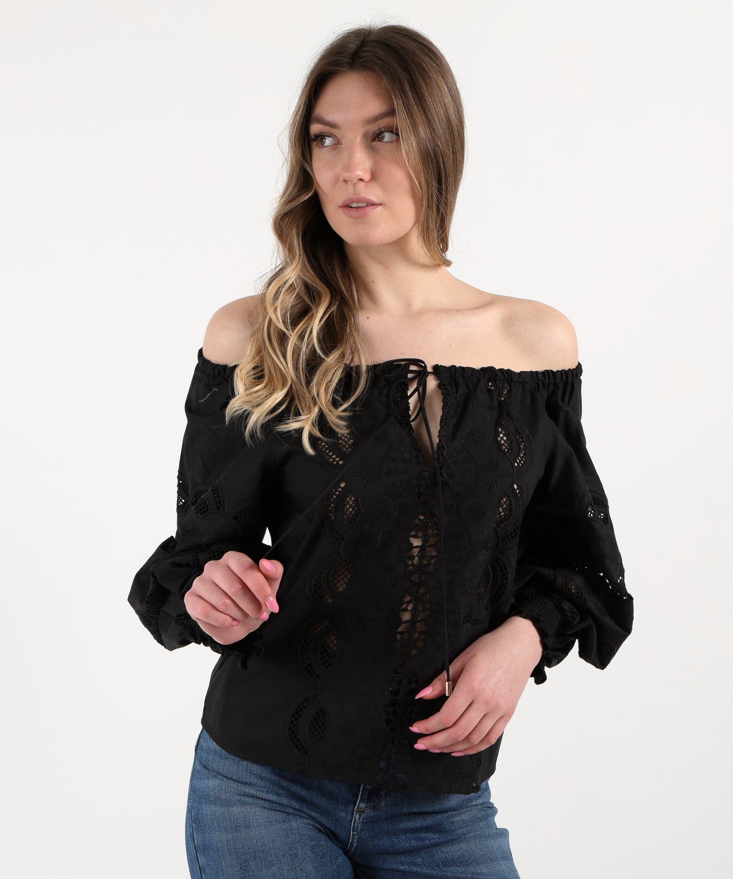 LIUJO WHITE blusa con ricami