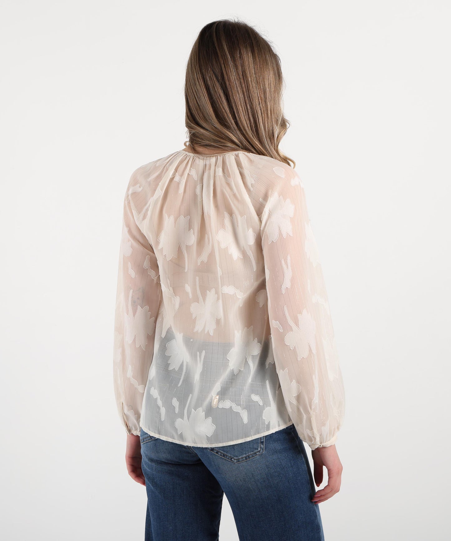 LIUJO WHITE Blusa con motivo floreale