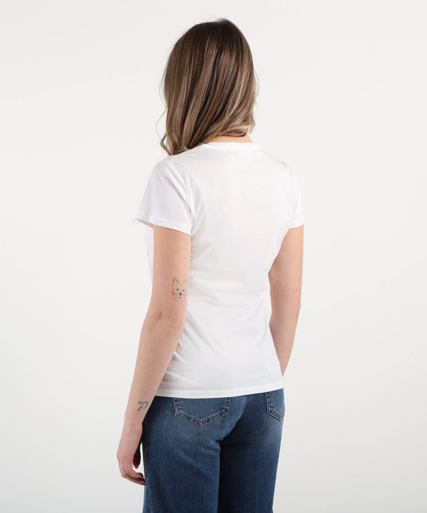 LIUJO WHITE t-shirt con stampa