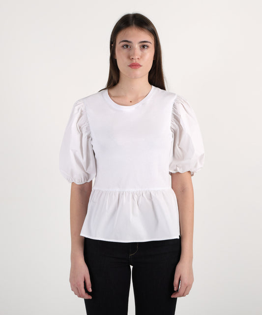 LIUJO WHITE Blusa in jersey