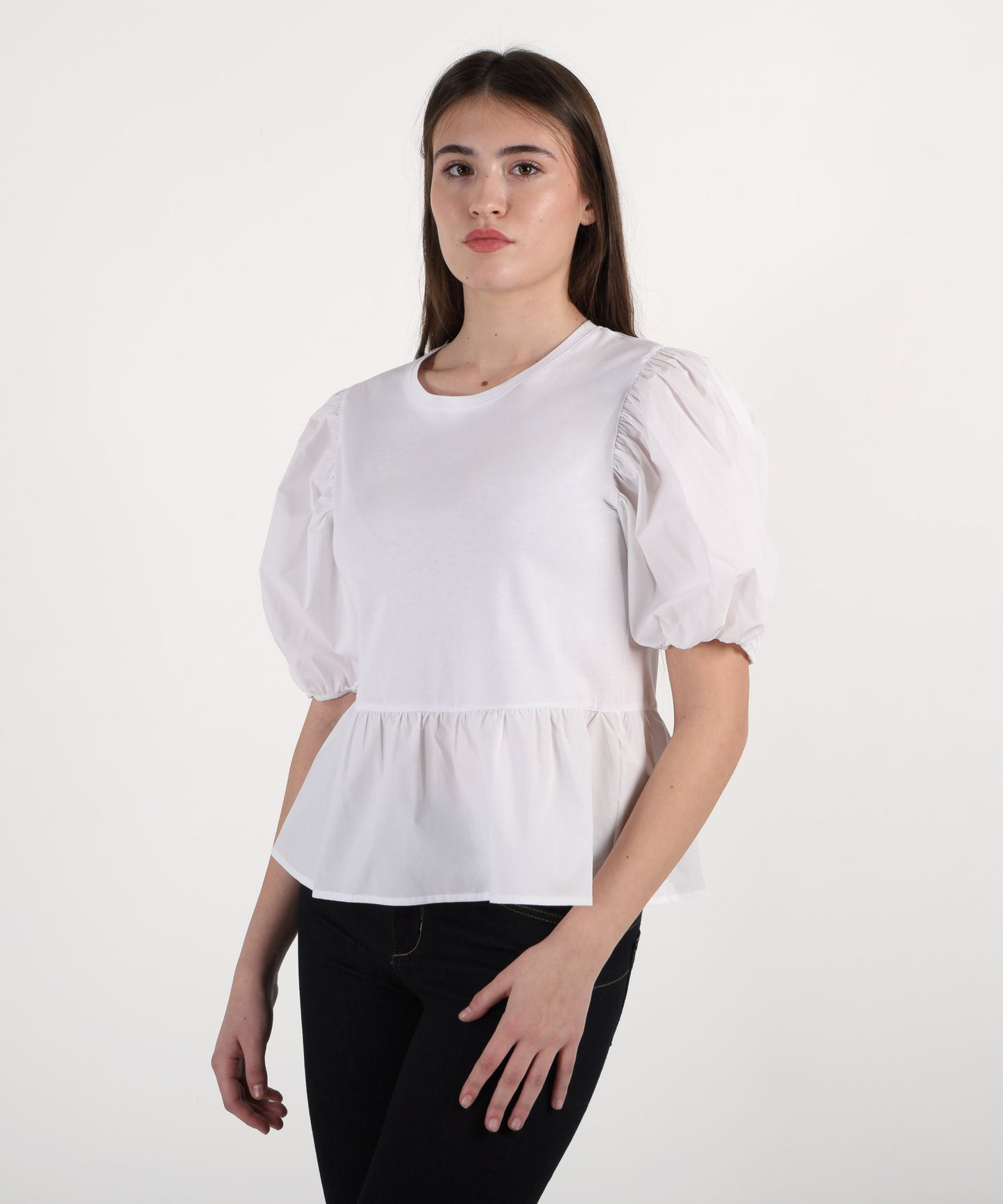 LIUJO WHITE Blusa in jersey